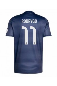 Real Madrid Rodrygo Goes #11 Fotballdrakt Borte Klær 2025-26 Korte ermer